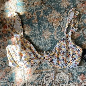 Abercrombie & Fitch Floral Print Underwire Bikini Top